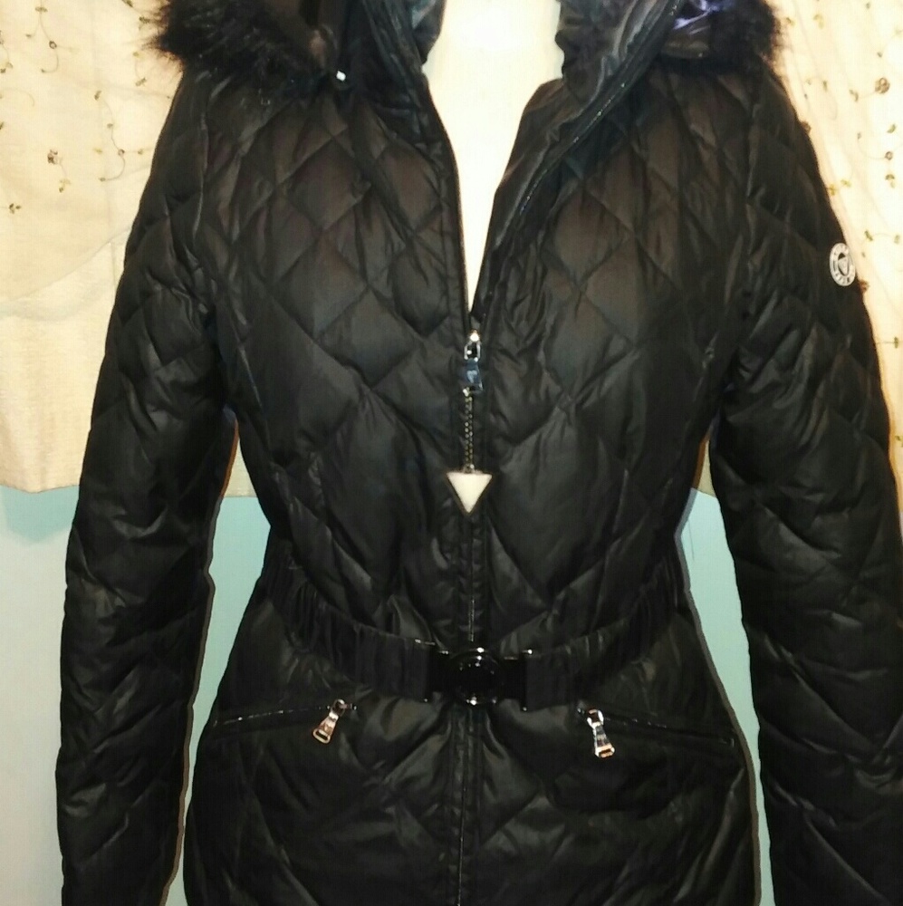 Women's Black Guess Coat